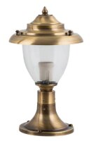 Eclairage de chemin jardin en laiton verre H:34cm