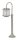 Rostfreie Gartenleuchte aus Messing Glas H:62cm
