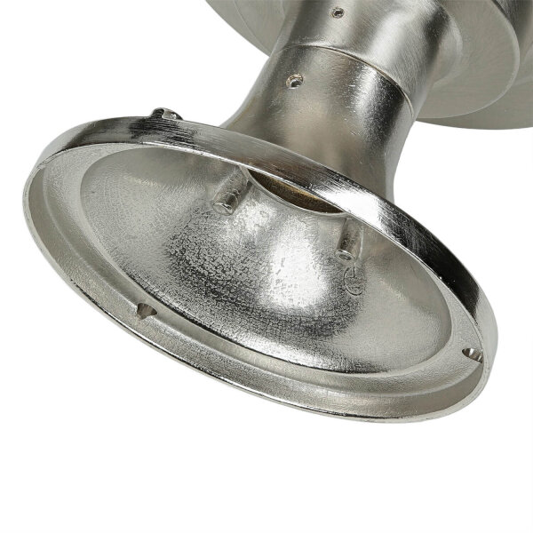 Garten Wegbeleuchtung in Nickel Echt-Messing H:29cm