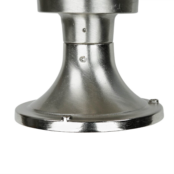 Garten Wegbeleuchtung in Nickel Echt-Messing H:29cm
