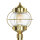 Gartenlampe Messing H:65cm Maritim wetterfest