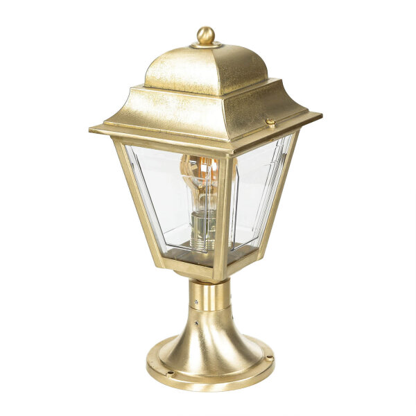 Stehlampe PAXI Messing H:39cm Rustikal Garten Weg