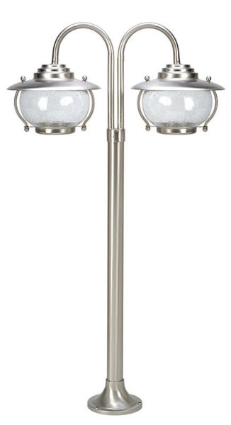 Lampe dextérieur PYRGOS en laiton inoxydable H:85cm noble