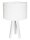 Lampe de table tripode Lampe pour enfants Blanc Color&eacute; Bois