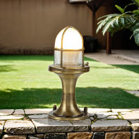 Lampe de socle extérieure laiton H:25cm Chemin de...