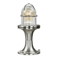 Premium lampe extérieure laiton verre IP54 chemin...