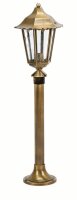 Lampe de jardin SITIA laiton H:74cm rustique...