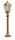 Lampe de jardin SITIA laiton H:74cm rustique ext&eacute;rieur