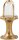 Gartenleuchte Messing Riffelglas H:25cm Premium