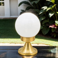Lampes de socle en laiton Boule Abat-jour H:25cm...