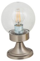 Lampe dext&eacute;rieur Boule Abat-jour laiton massif H:25cm