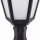 Sockelleuchte außen Schwarz IP43 81 cm E27 Rustikal