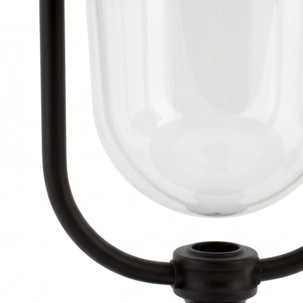 Lampe de socle extérieure Noir 57 cm IP43 E27 Rustique