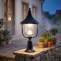 Lampe de socle extérieure Noir 57 cm IP43 E27...