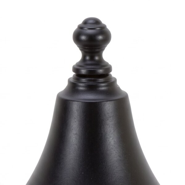 Lampe dallée rustique noire 87 cm IP43 protégée contre la pluie
