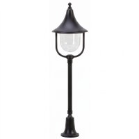 Lampe dallée rustique noire 87 cm IP43...