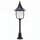 Lampe dallée rustique noire 87 cm IP43 protégée contre la pluie