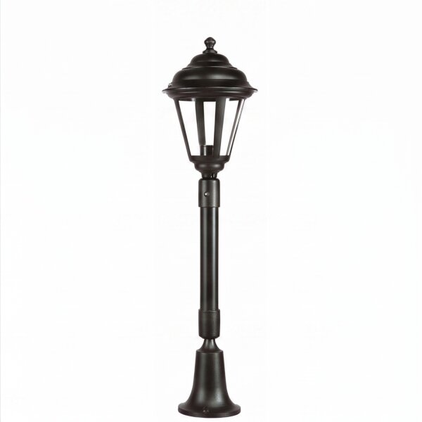 Lampe dallée rustique ELEANOR 79 cm IP44 noir E27
