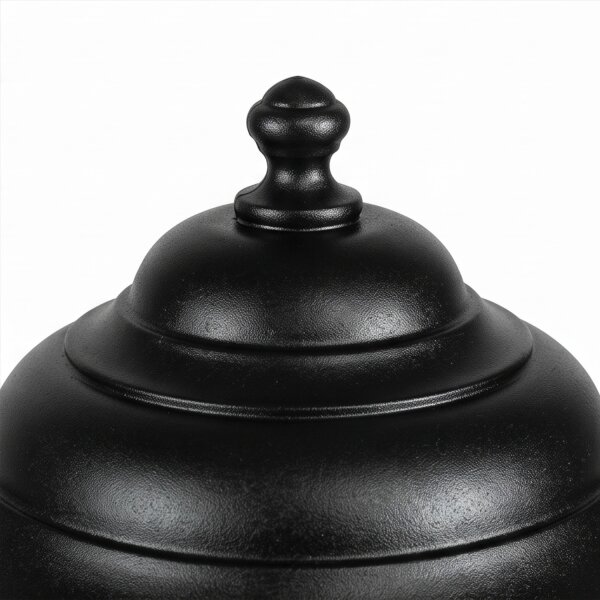 Lampe dallée rustique ELEANOR 79 cm IP44 noir E27
