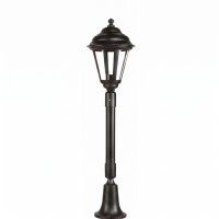 Lampe dallée rustique ELEANOR 79 cm IP44 noir E27