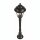 Lampe dallée rustique ELEANOR 79 cm IP44 noir E27