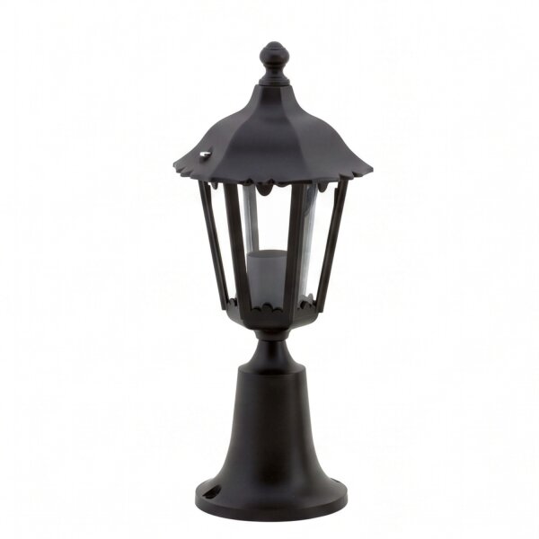 Luminaire de socle extérieur E27 noir 40 cm IP43