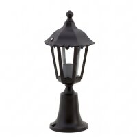 Luminaire de socle extérieur E27 noir 40 cm IP43