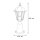Luminaire de socle extérieur E27 noir 40 cm IP43