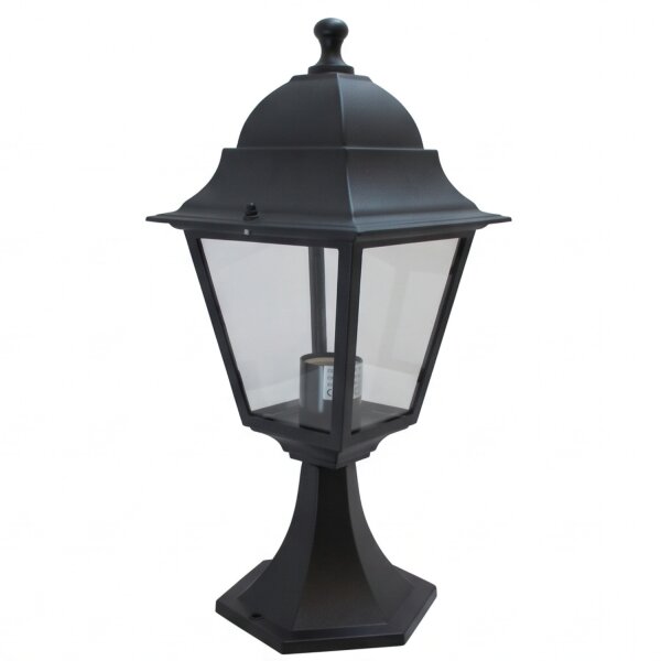 Lampe de socle décorative ERNINE Aluminium Rustique 42