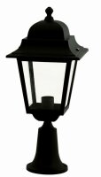 Lampe dextérieur rustique noire IP44 aluminium E27