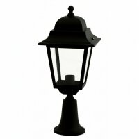 Lampe dextérieur rustique noire IP44 aluminium E27