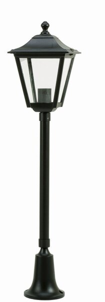 Lampe dallée nostalgique Noir 83 cm IP44 Rustique