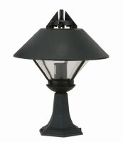 Luminaire de socle extérieur noir IP43 47cm E27...
