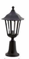 Luminaire de socle extérieur Noir IP43 43 cm Rustique