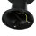 Lampe de socle Boule Abat-jour 37cm petit IP43 E27 noir