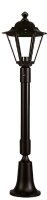 Rustikale Außenlampe Schwarz Aluminium 86cm...