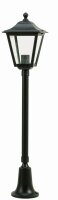 Lampe de chemin nostalgique Noir 79cm IP44 Rustique E27