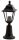 Rustikale Wegeleuchte Schwarz 39cm IP44 E27 Aluminium