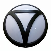 Plafonnier extérieur rond IP55 Ø28cm aluminium