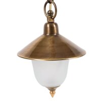 Lampe à suspendre ANDROS Laiton Verre Rustique...