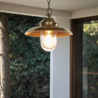 Lampe à suspendre extérieure laiton IP54...
