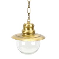 Lampe à suspendre laiton verre extérieur...