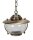 Au&szlig;enlampe Rund Glas Messing in Antik IP43 Terrasse