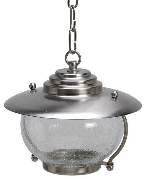 Lampe dextérieur verre laiton en nickel IP43 balcon