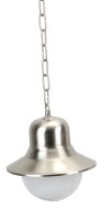 Pendelleuchte Nickel Echt-Messing Ø23cm Terrasse