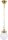 Suspensions ext&eacute;rieures Boule Abat-jour Blanc &Oslash;22cm Laiton