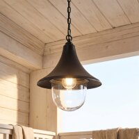 Suspension dextérieur Noir Ø25cm rond IP43...