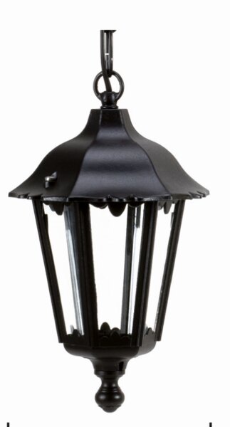 Suspension Extérieur Noir Aluminium IP44 Rustique