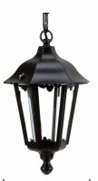 Suspension Ext&eacute;rieur Noir Aluminium IP44 Rustique