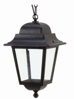 Pendelleuchte Außen Schwarz Aluminium IP44